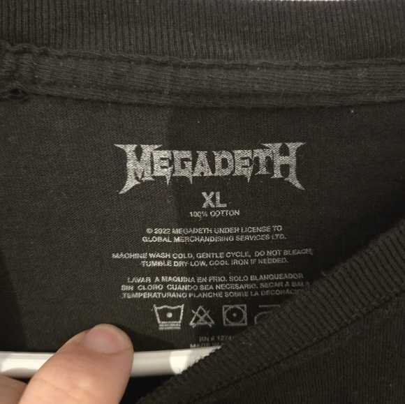 Megadeth Band Merch 2022 T Shirt Mens Size XL - Picture 4 of 7